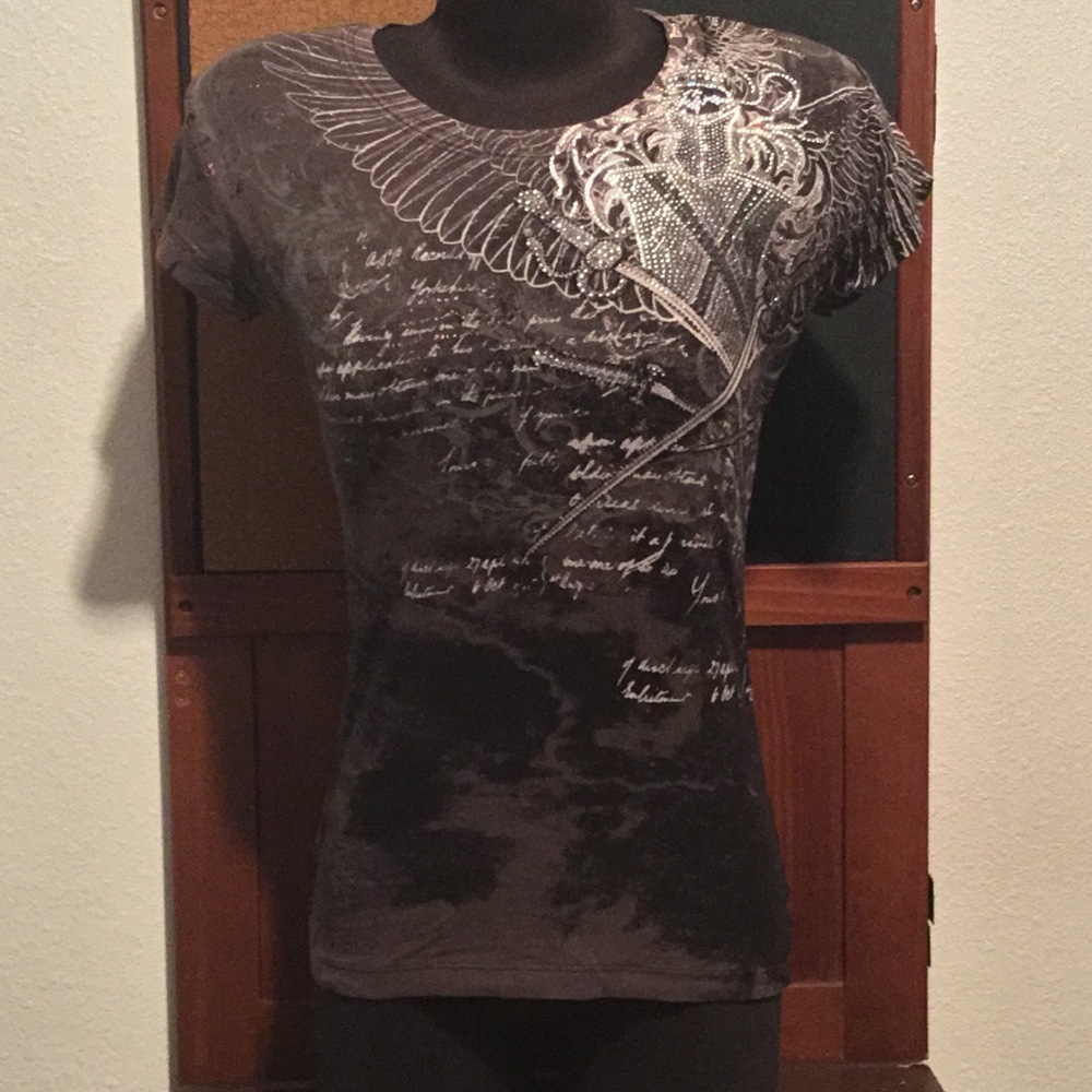 XZavier Black Designer shirt Sz. JUNIOR XL